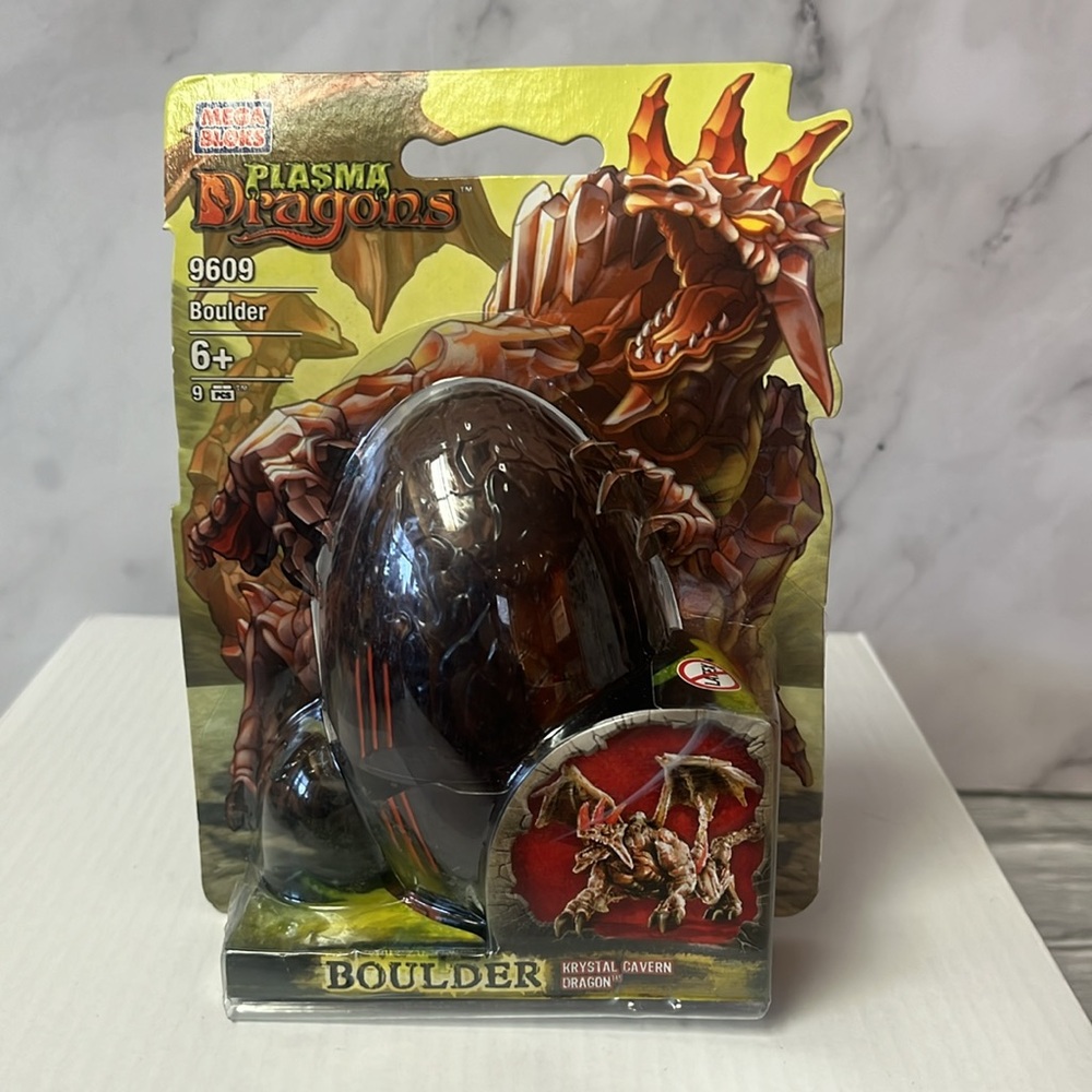 NIP Mega Bloks Plasma Dragons  #9609 Boulder Krystal Cavern